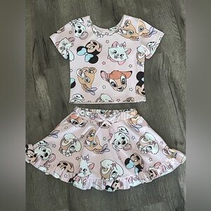 Made by Molly Disney Girl Gang Minnie Mouse Activewear Set Size 7